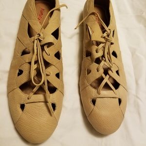 Luxury Rebel Farah Tan Leather Oxford Loafers